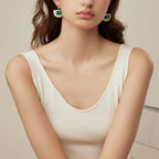Crystal Sunset Dangle Earrings