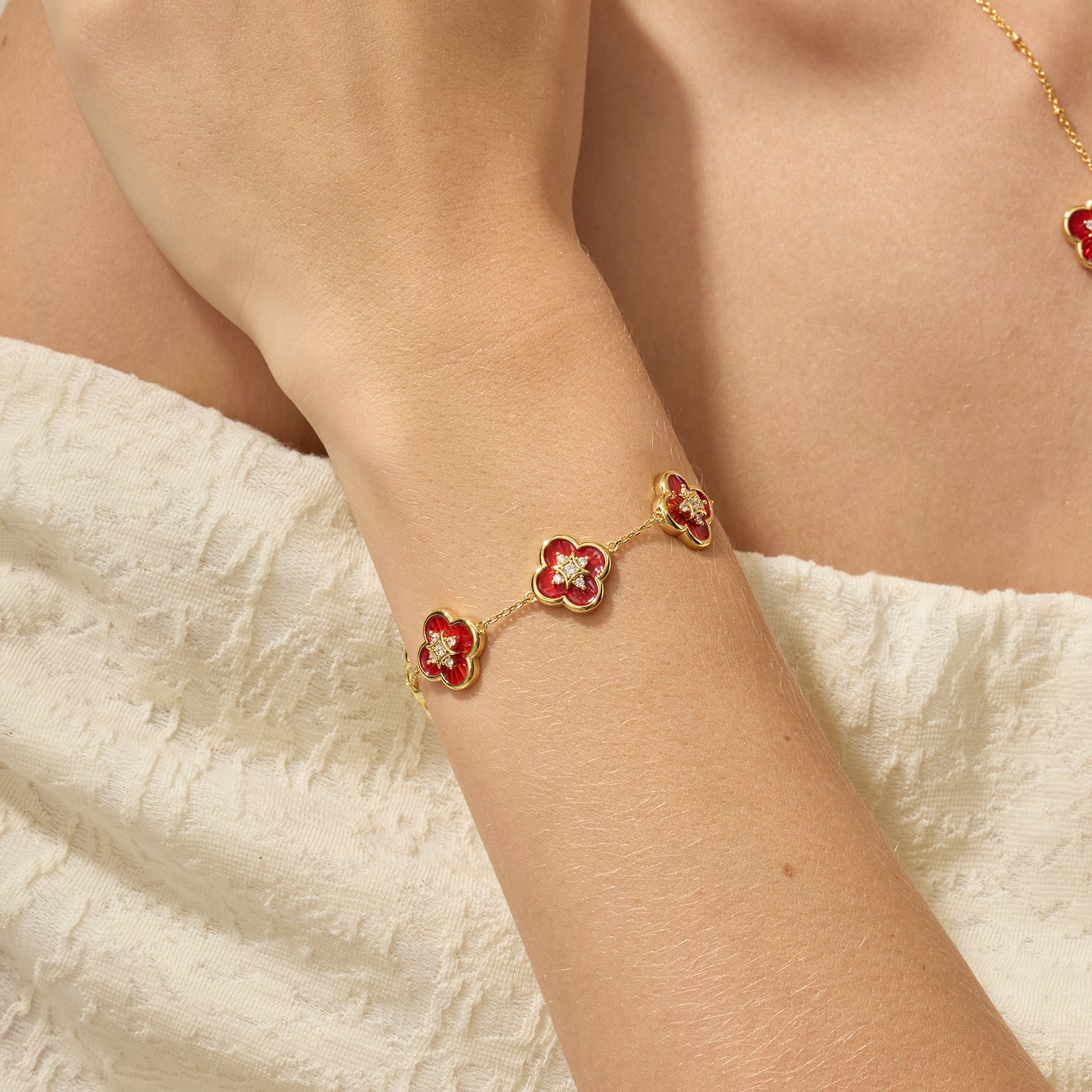 Secret Garden Clover Bracelet