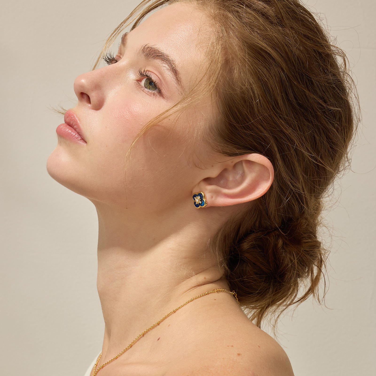Secret Garden Clover Stud Earrings