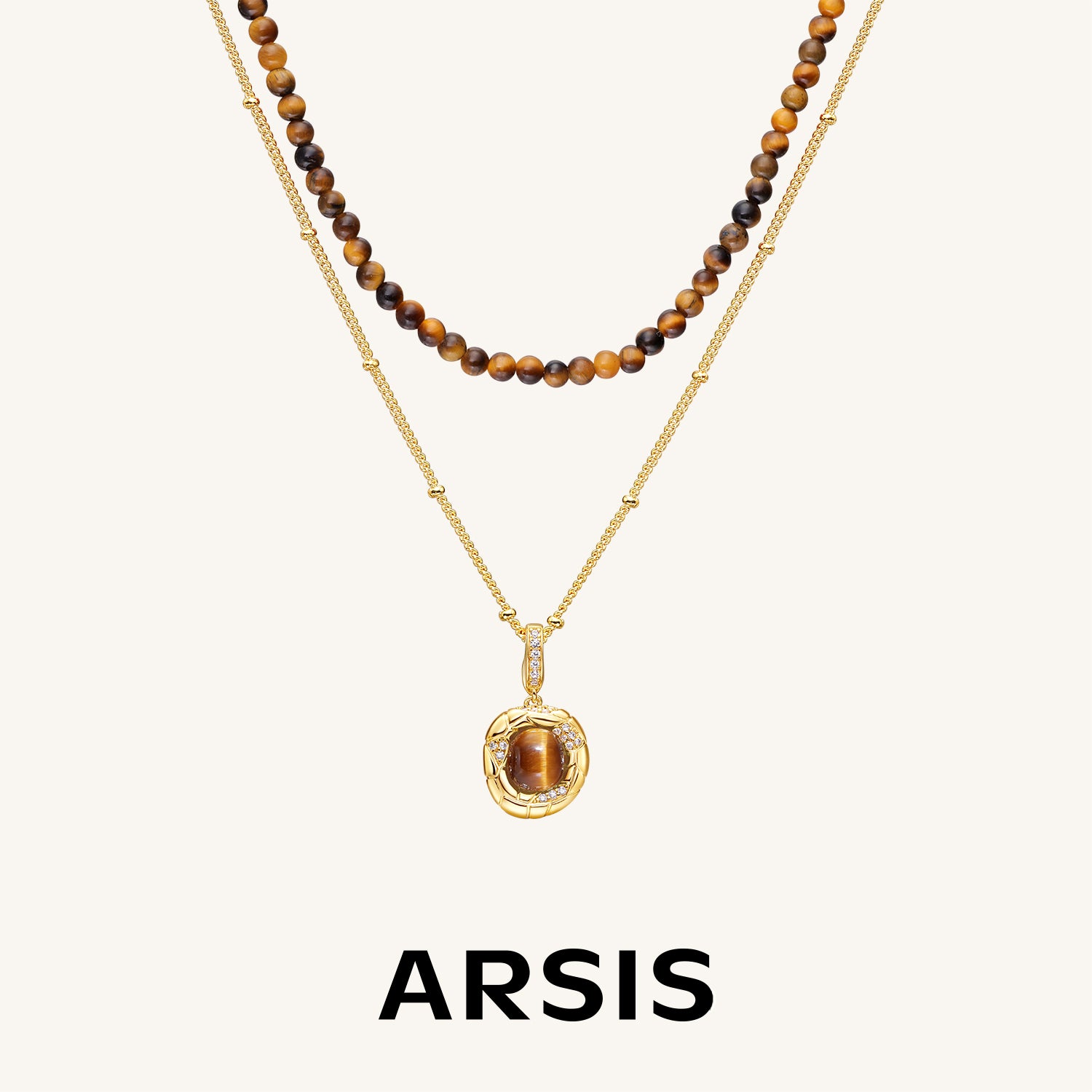 Good Luck Layered Duo Necklace