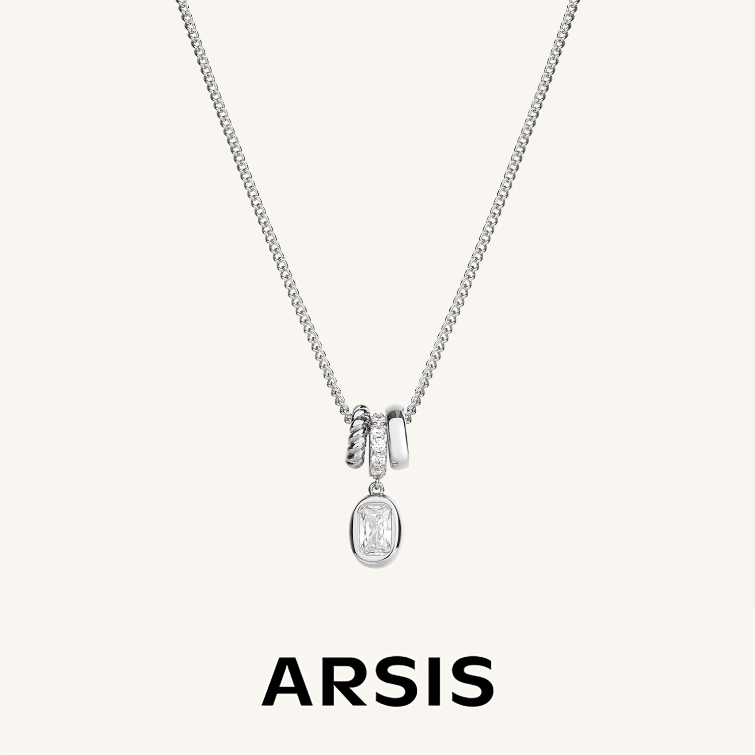 Lucia Sugar Cube Necklace