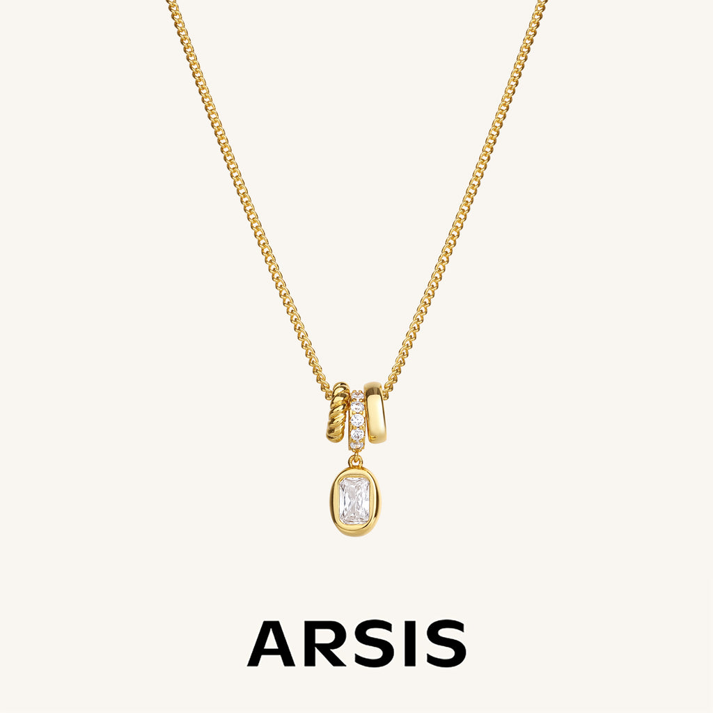 Lucia Sugar Cube Necklace