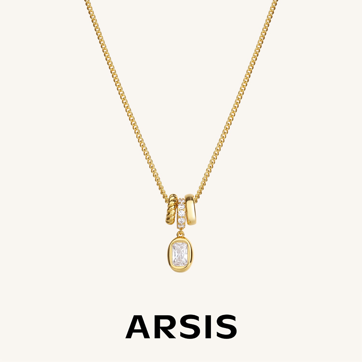 Lucia Sugar Cube Necklace