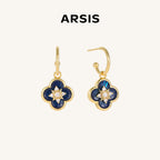 Secret Garden Clover Drop Earrings