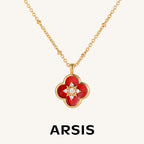 Secret Garden Clover Pendant Necklace