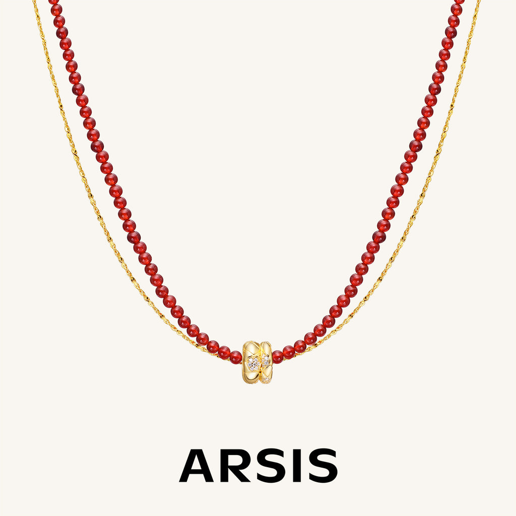 Felice Layered Beaded Necklace