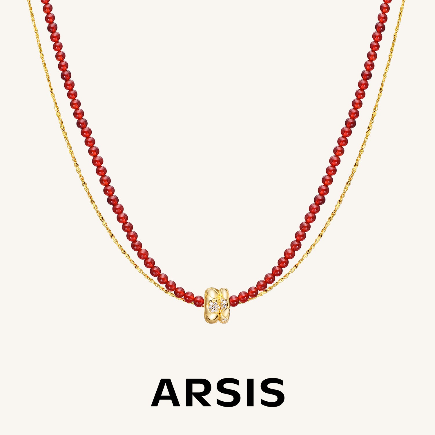 Felice Layered Beaded Necklace