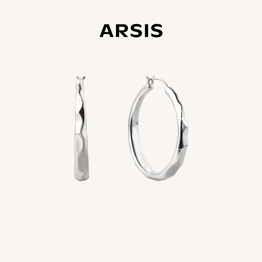 Mix & Match Textured Large Hoops