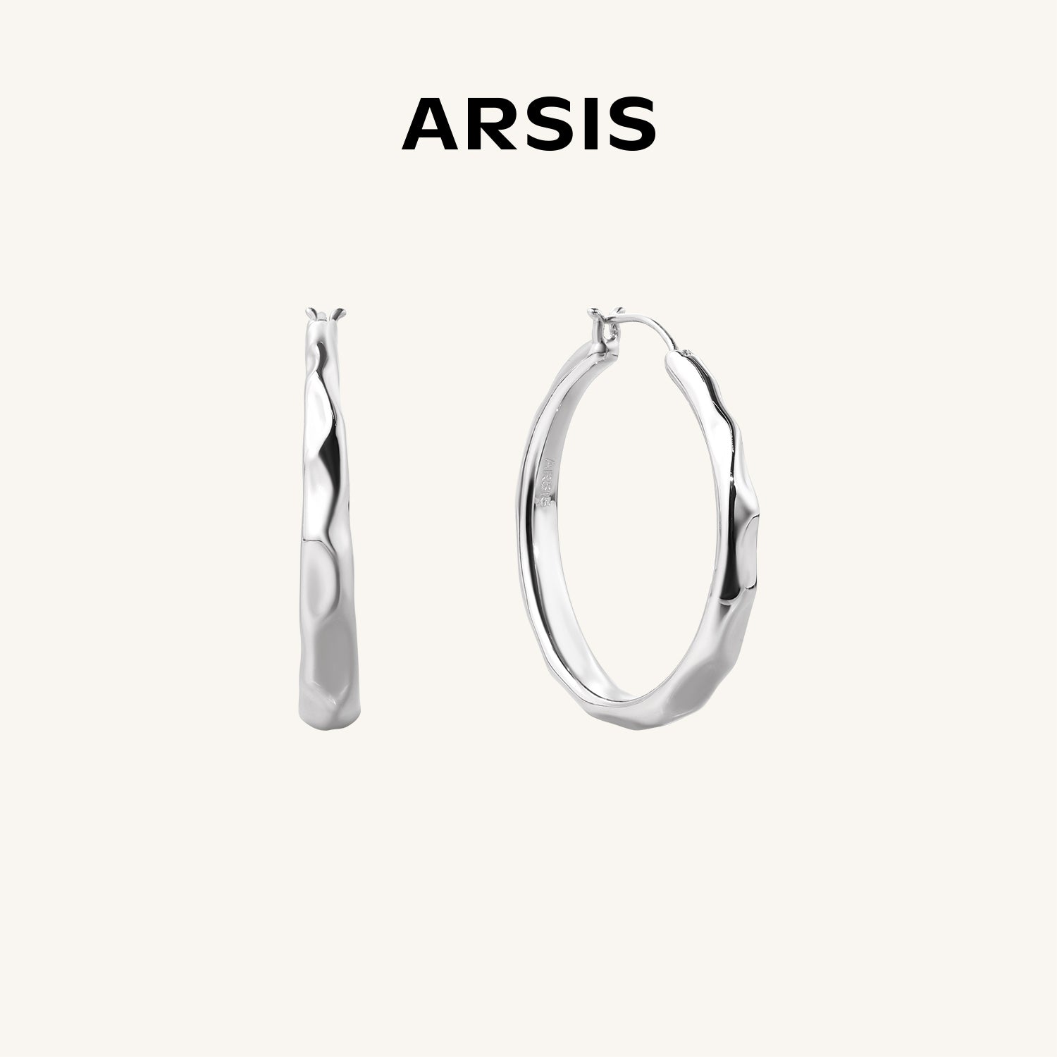 Mix & Match Textured Large Hoops