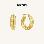 Mix & Match Double-Row Snake Chain Hoop Earrings