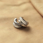 Felice Double Semicircle Hoop Earrings