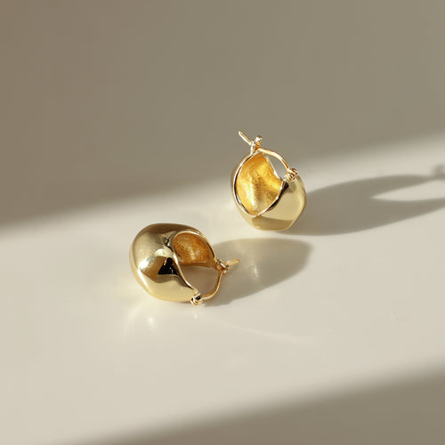 Mix & Match Chubby Dome Hoop Earrings