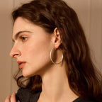 Mix & Match Oversized Thin Hoop Earrings