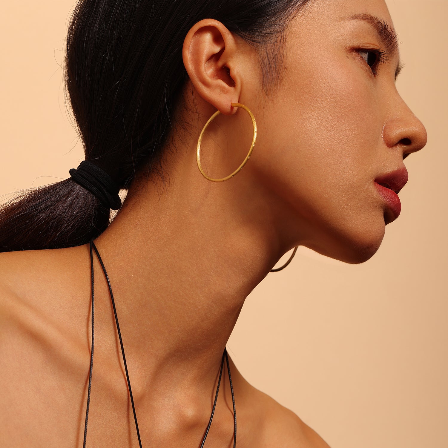 Mix & Match Oversized Thin Hoop Earrings