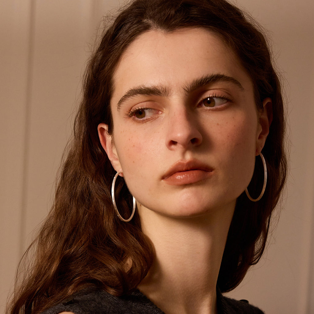 Mix & Match Oversized Thin Hoop Earrings