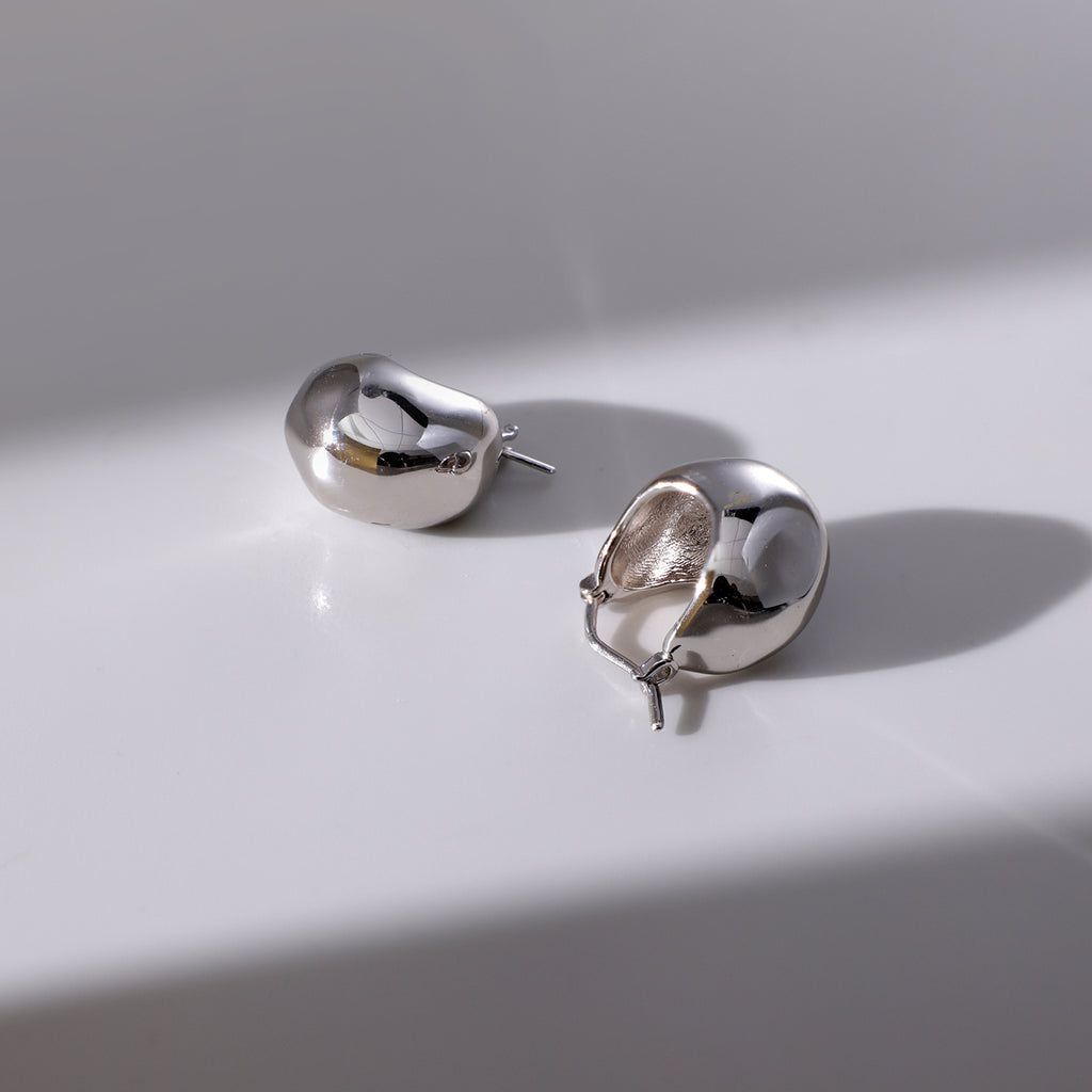 Mix & Match Chubby Dome Hoop Earrings