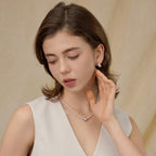 Felice Double Semicircle Hoop Earrings