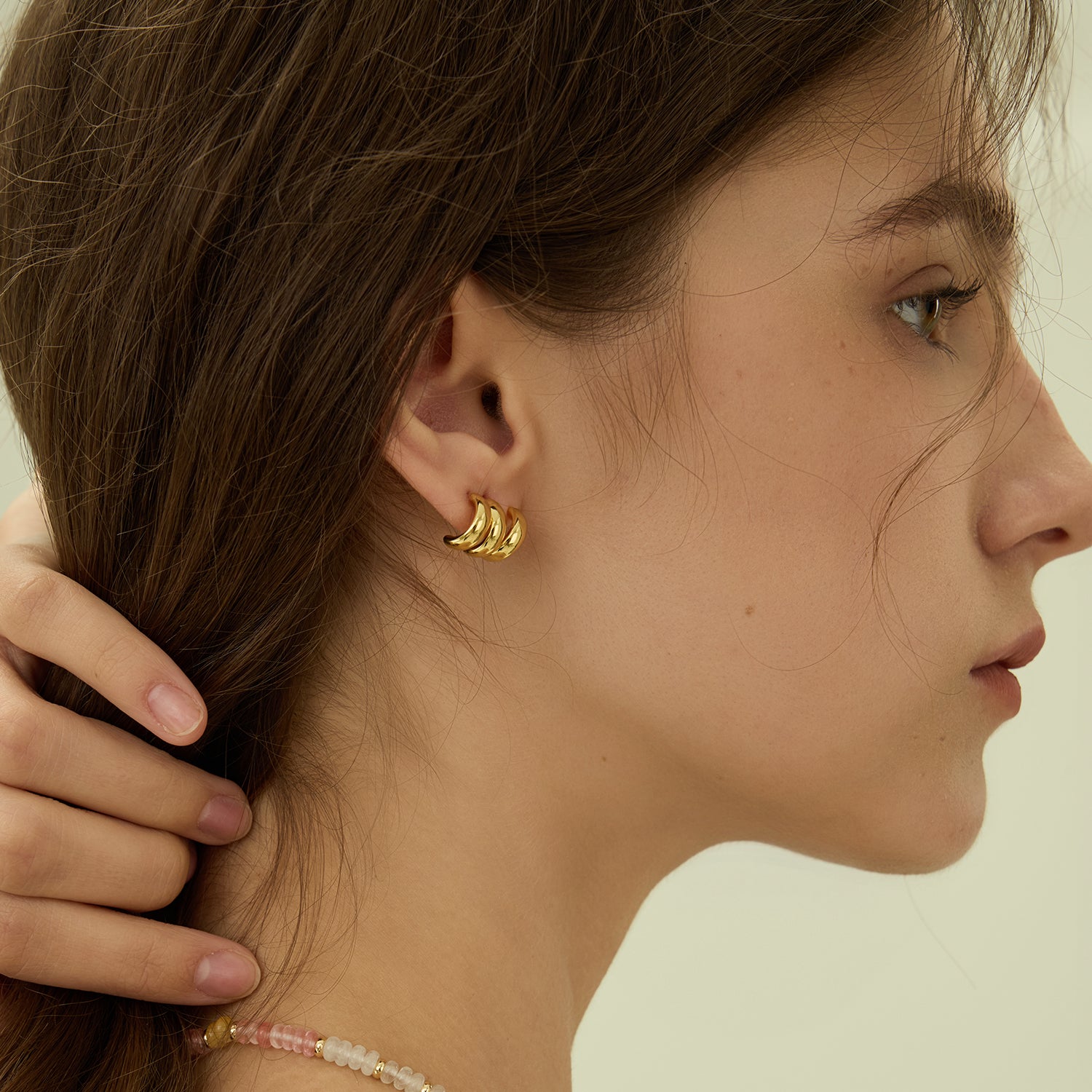 Mix & Match Triple Hoop Basic Earrings