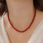 Good Luck Red Agate Jewelry Set