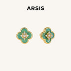 Secret Garden Clover Stud Earrings
