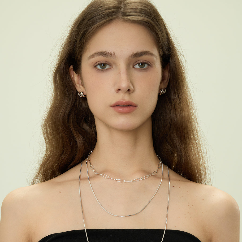 Mix & Match Triple Hoop Basic Earrings