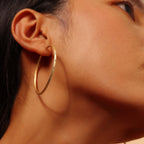 Mix & Match Oversized Thin Hoop Earrings