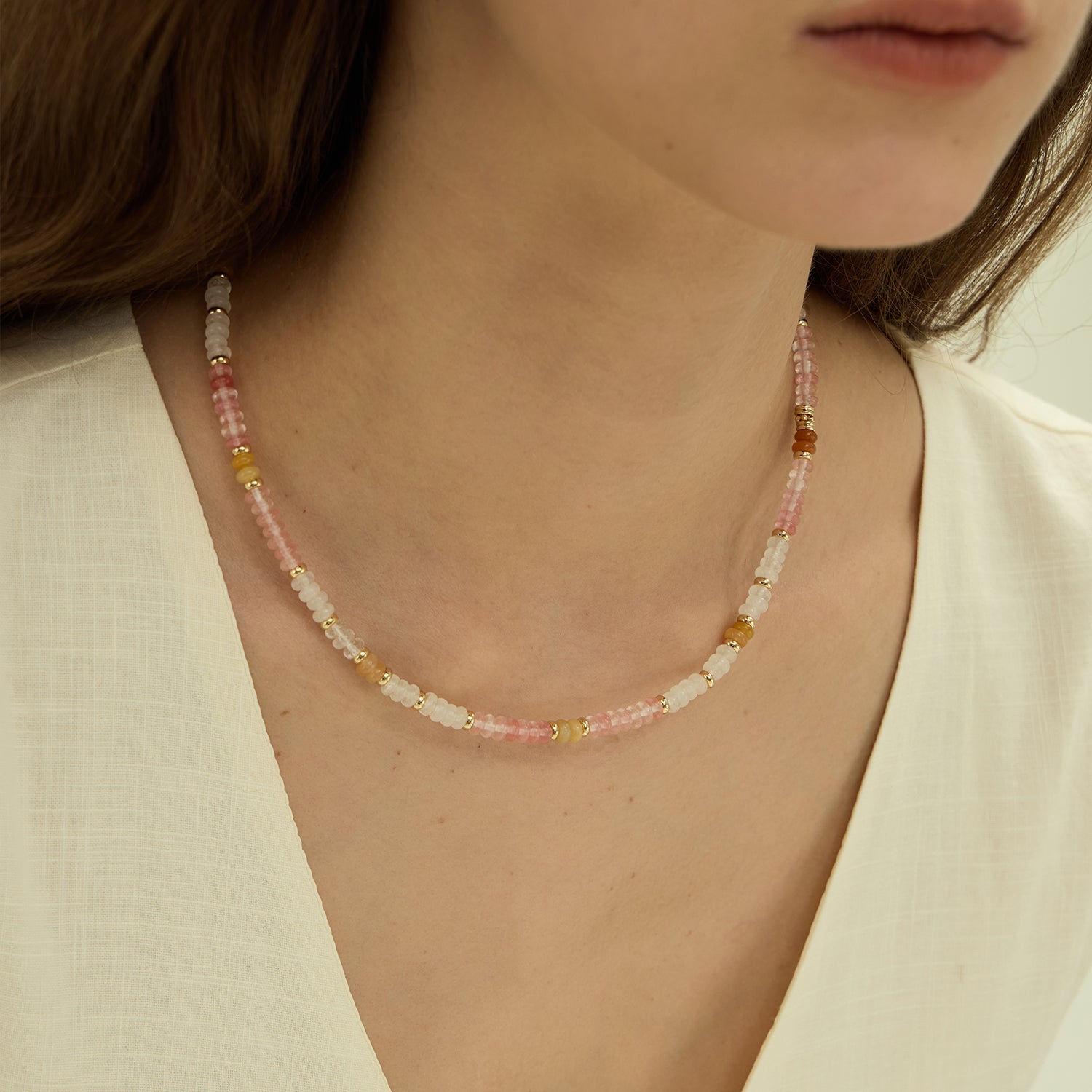 Secret Garden Vitality Peachy Necklace