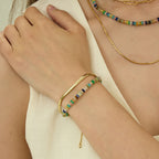Secret Garden Rainbow Beaded Bracelet
