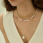Secret Garden Pearl Beaded Necklace