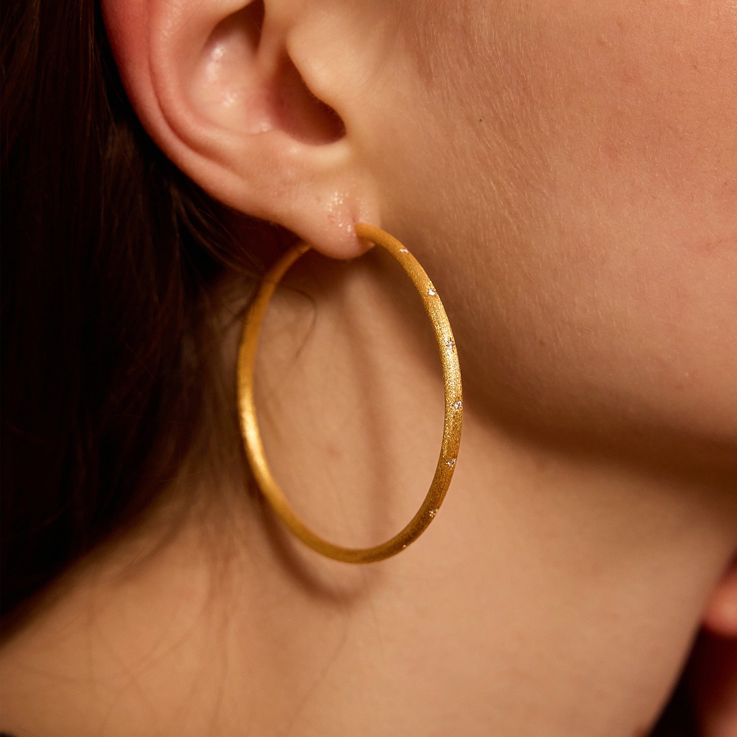 Mix & Match Oversized Thin Hoop Earrings