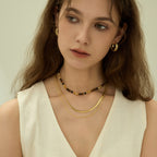 Secret Garden Tiger's Eye Beaded Necklace