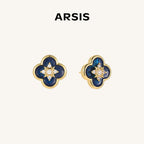 Secret Garden Clover Stud Earrings