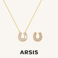 Lucky Symbol Horseshoe Necklace