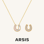 Lucky Symbol Horseshoe Necklace