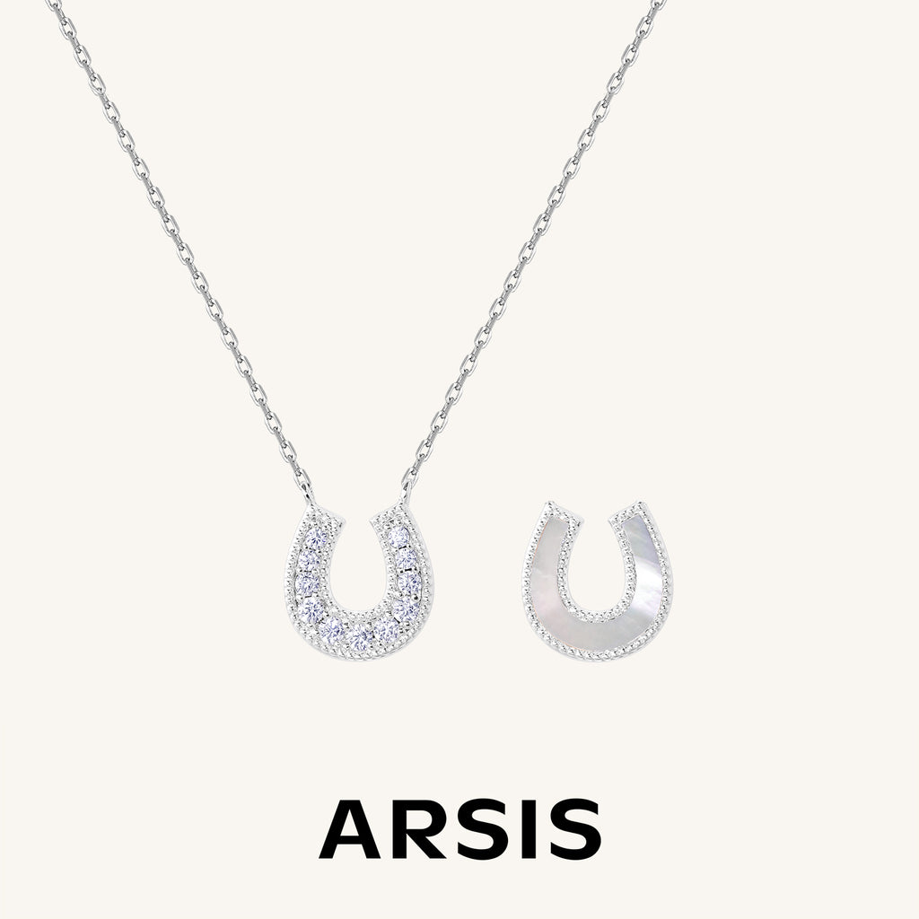 Lucky Symbol Horseshoe Necklace