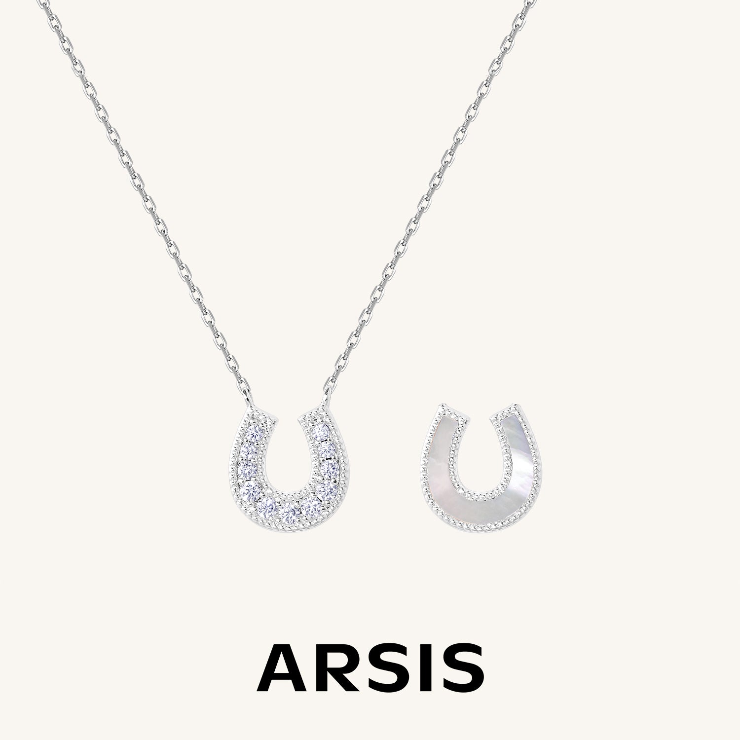 Lucky Symbol Horseshoe Necklace