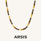 Secret Garden Tiger's Eye Beaded Necklace