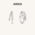 Lucia Pavé Medium Hoop Earrings