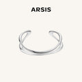 Crafted Double-Layer Cuff Bracelet