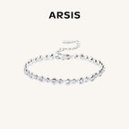 Crafted CZ Bobble Tennis Bracelet