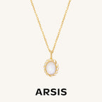 Moonlight Mother of Pearl Pendant Necklace