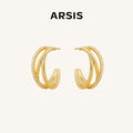 Lucia Swirl Statement Hoop Earrings