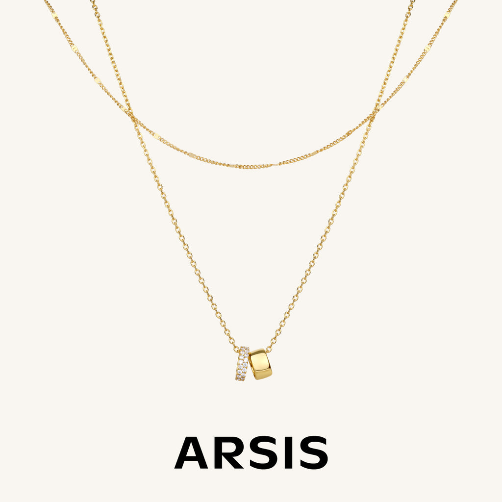 Lucia Double Chain Necklace