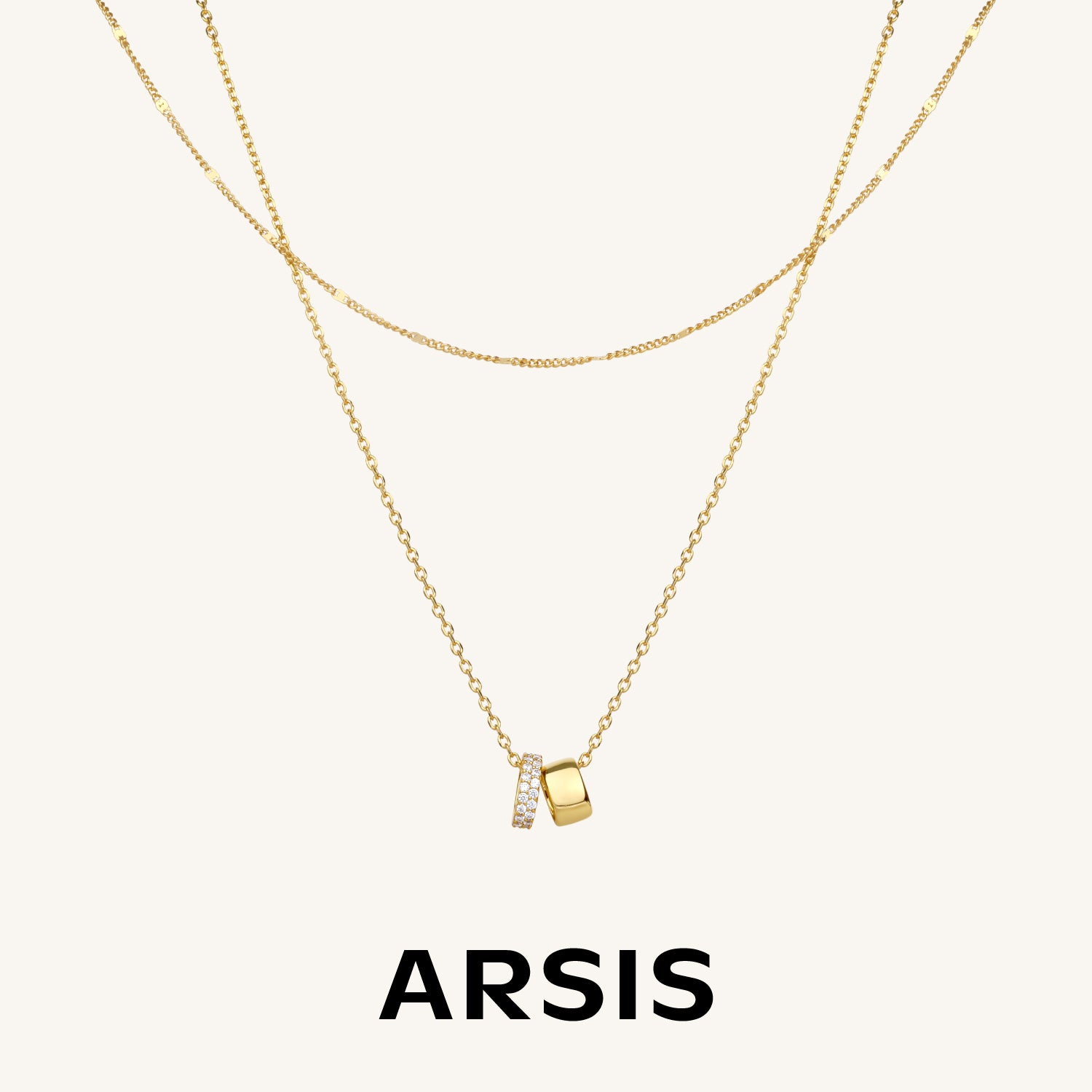 Lucia Double Chain Necklace