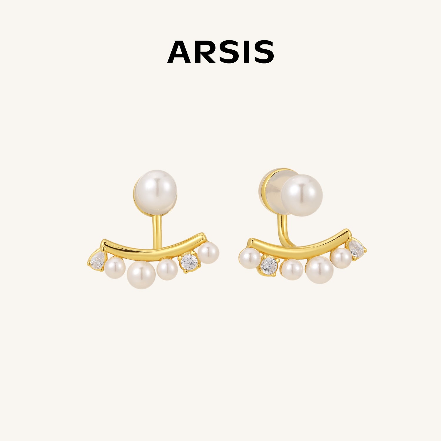 Innocence Age Pearl Smile Two-Way Earrings