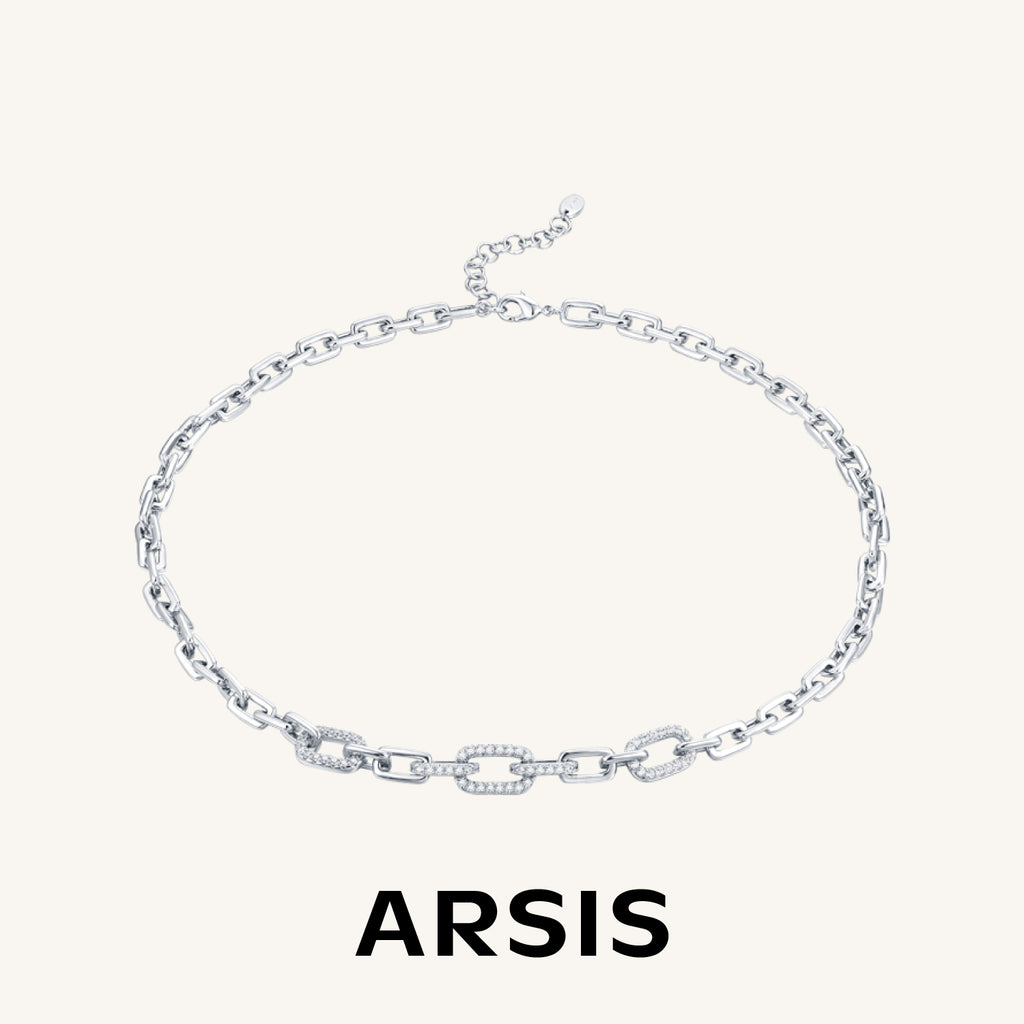 Mix & Match Cubic Zirconia Cuban Necklace