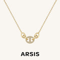 Signature Triple Interlock Necklace