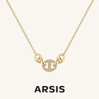 Signature Triple Interlock Necklace