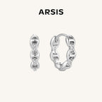 Signature Chain Link Small Hoop Earrings