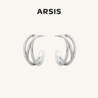 Lucia Swirl Statement Hoop Earrings